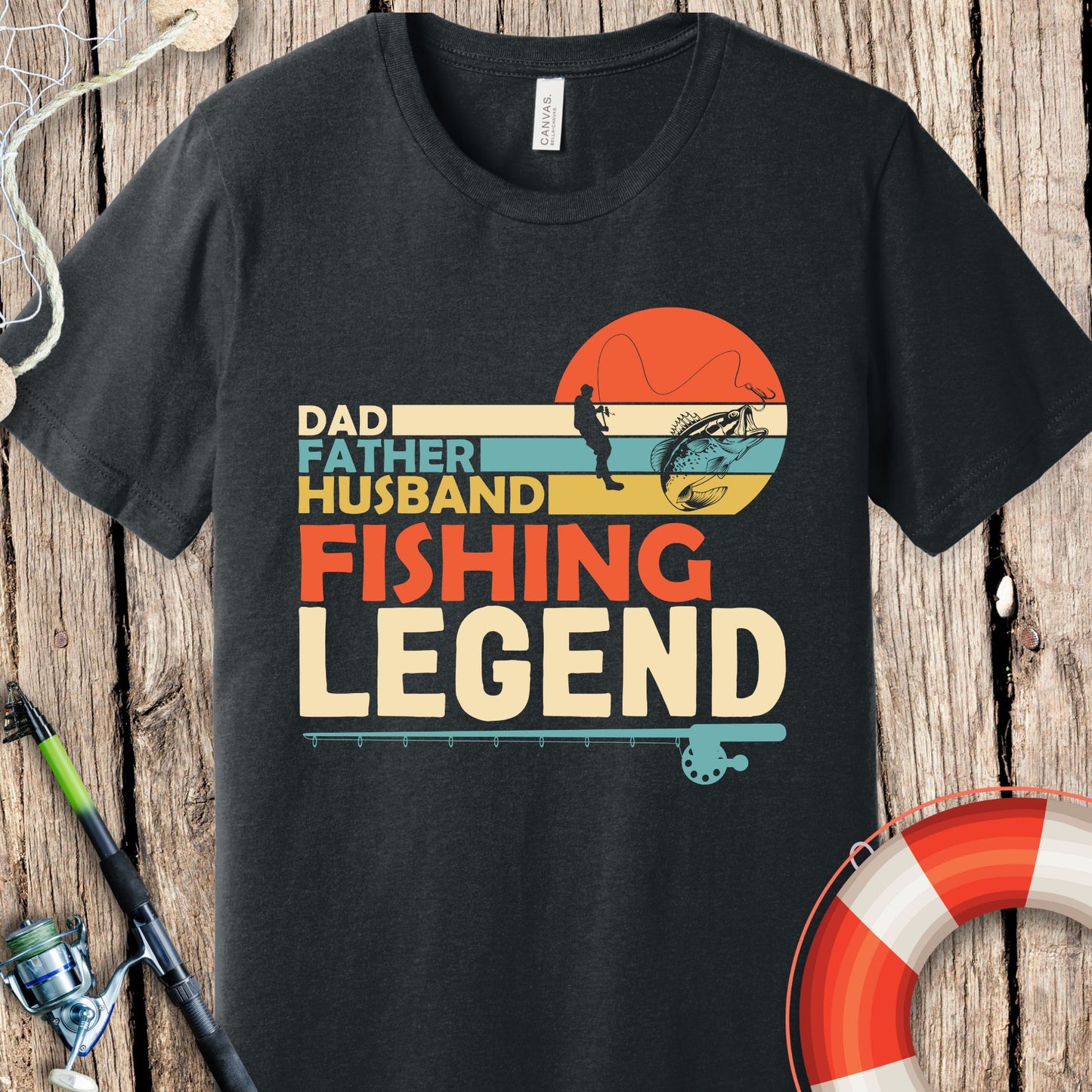 Dad Fishing Legend T-Shirt