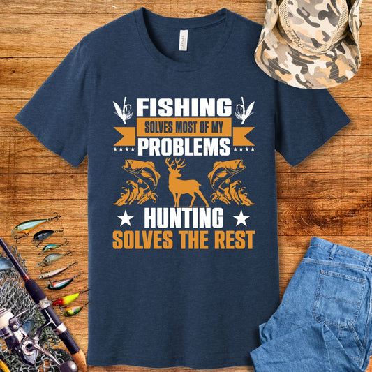 Fishing Solves Problem T-Shirt