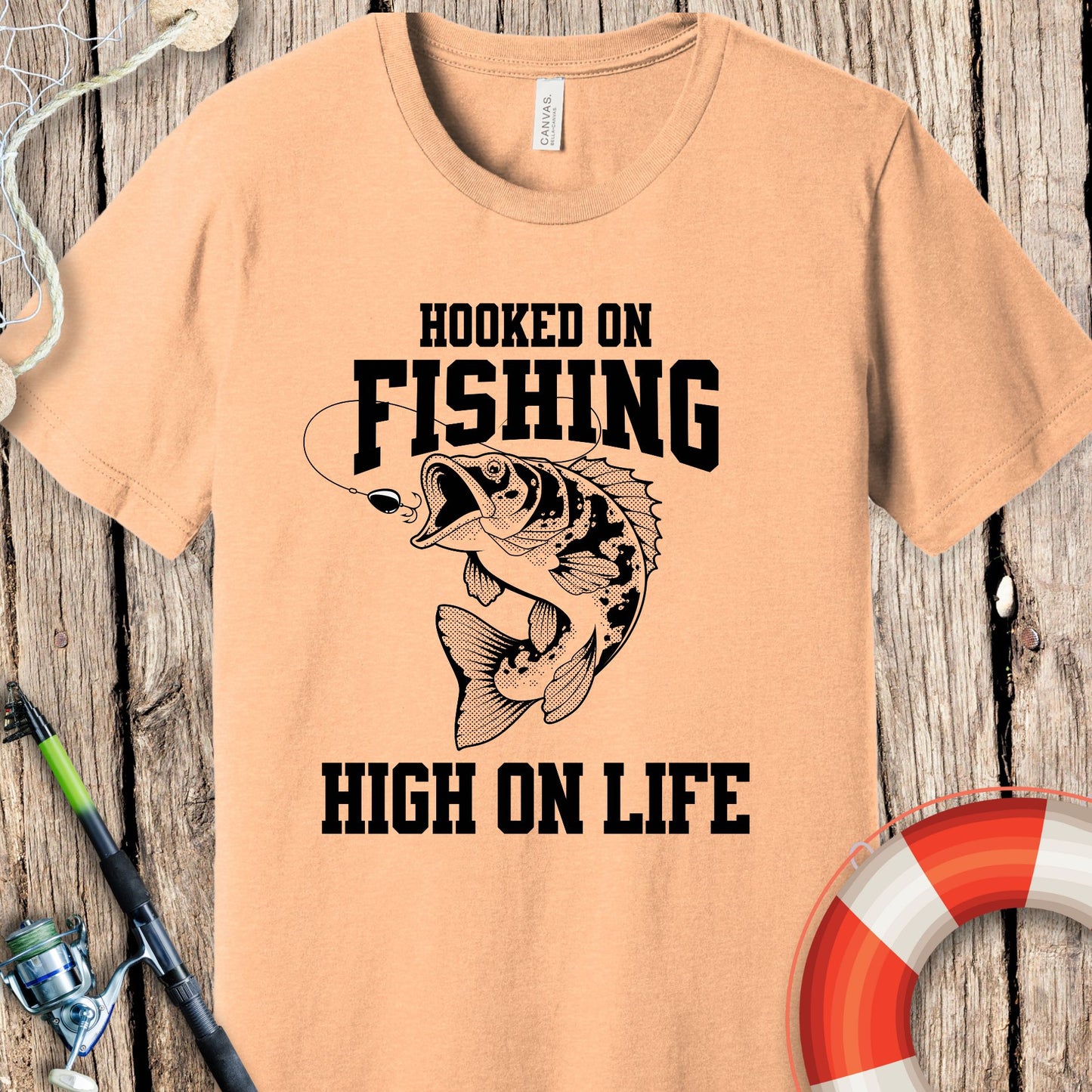 Hooked On Fishing T-Shirt