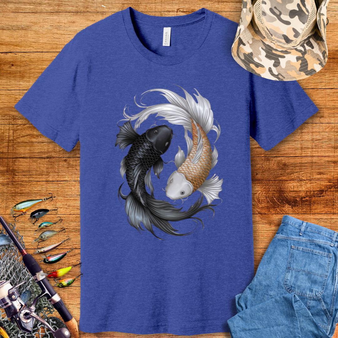 Fish Koi Yin Yang T-Shirt