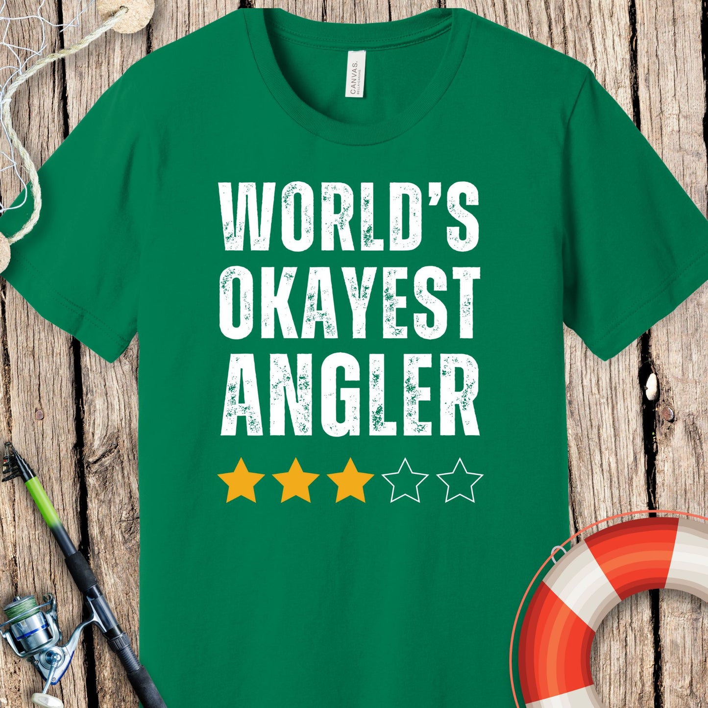 World's Okayest Angler T-Shirt