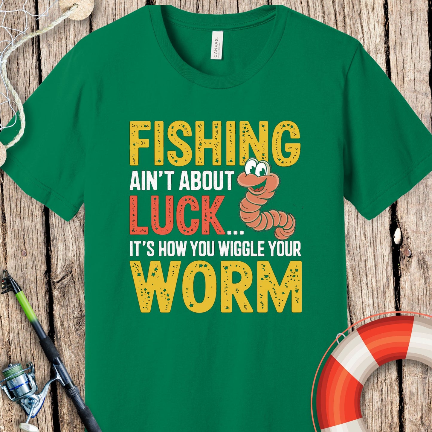 Fishing Ain't About Luck T-Shirt