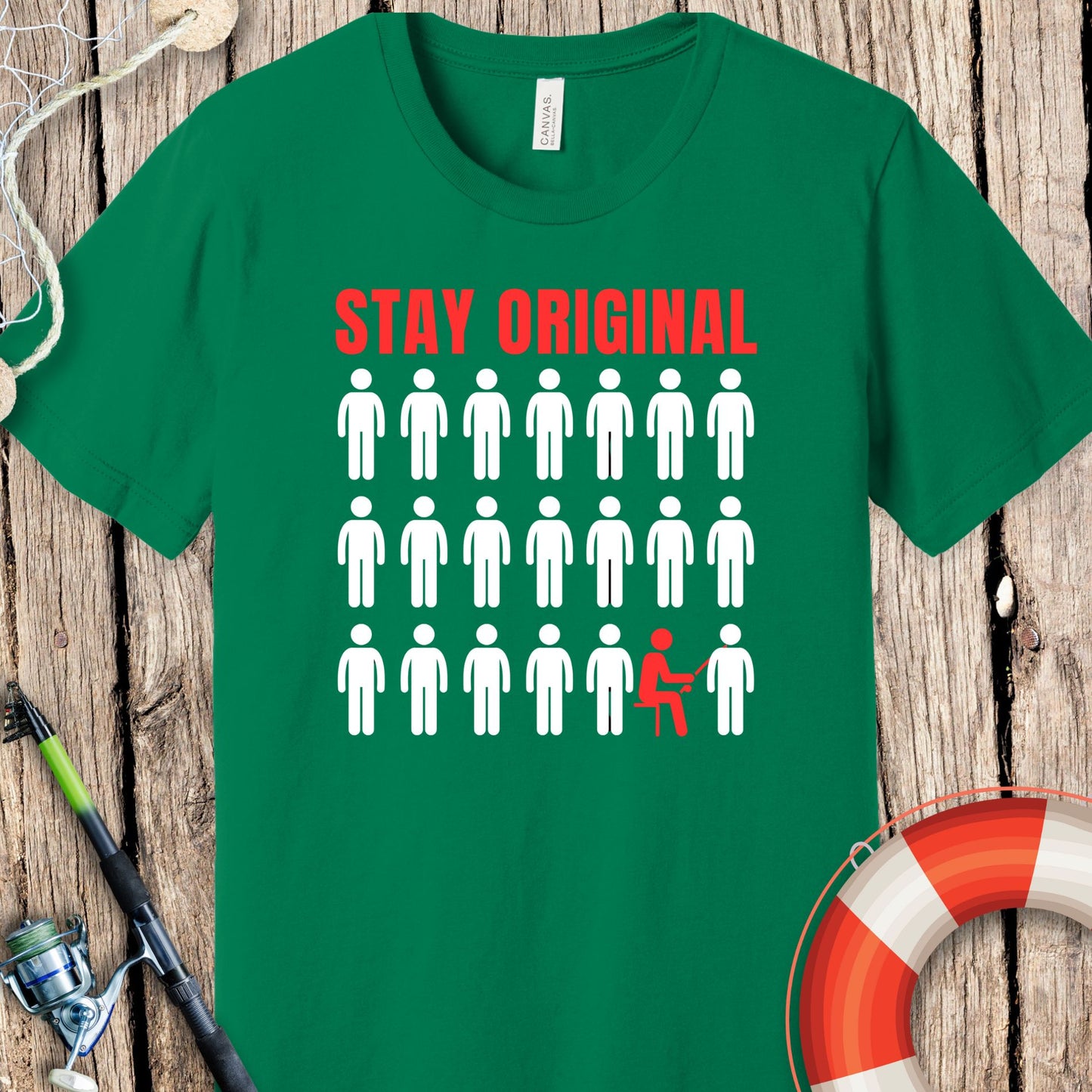 Stay Original Fishing T-Shirt