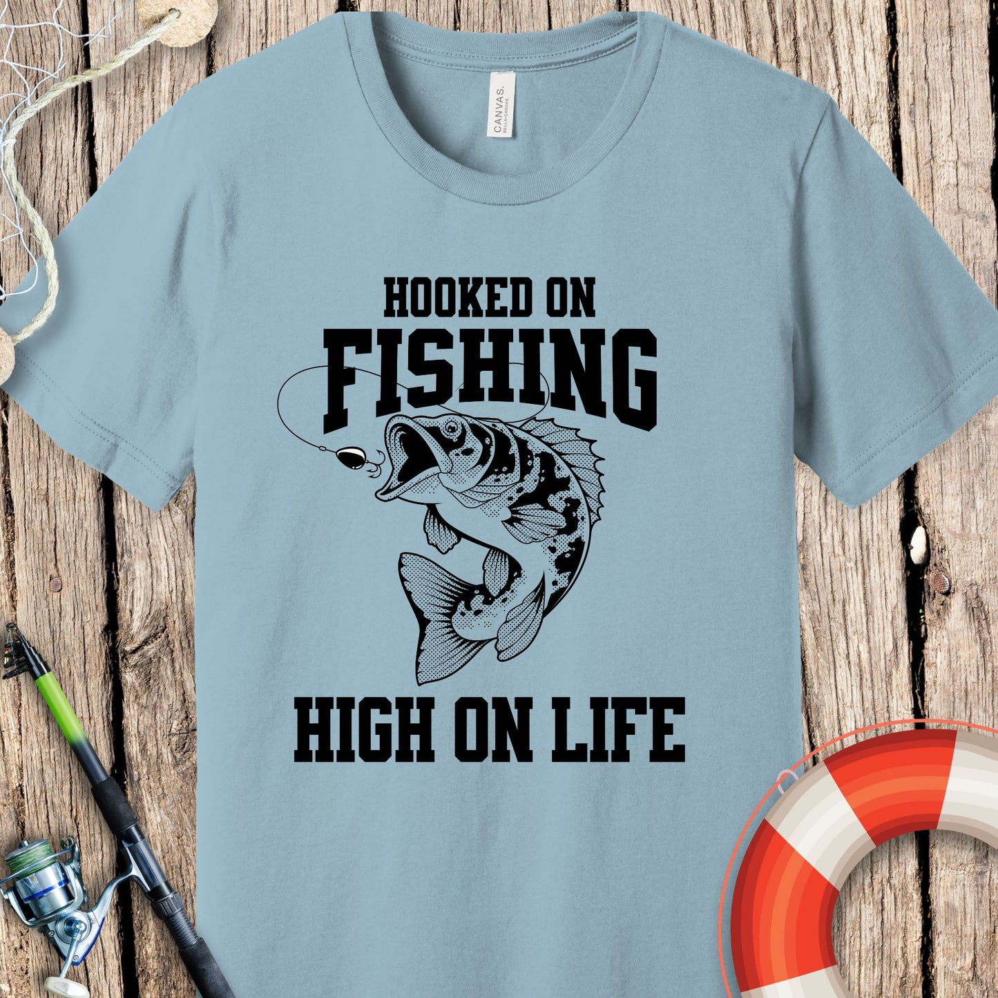 Hooked On Fishing T-Shirt