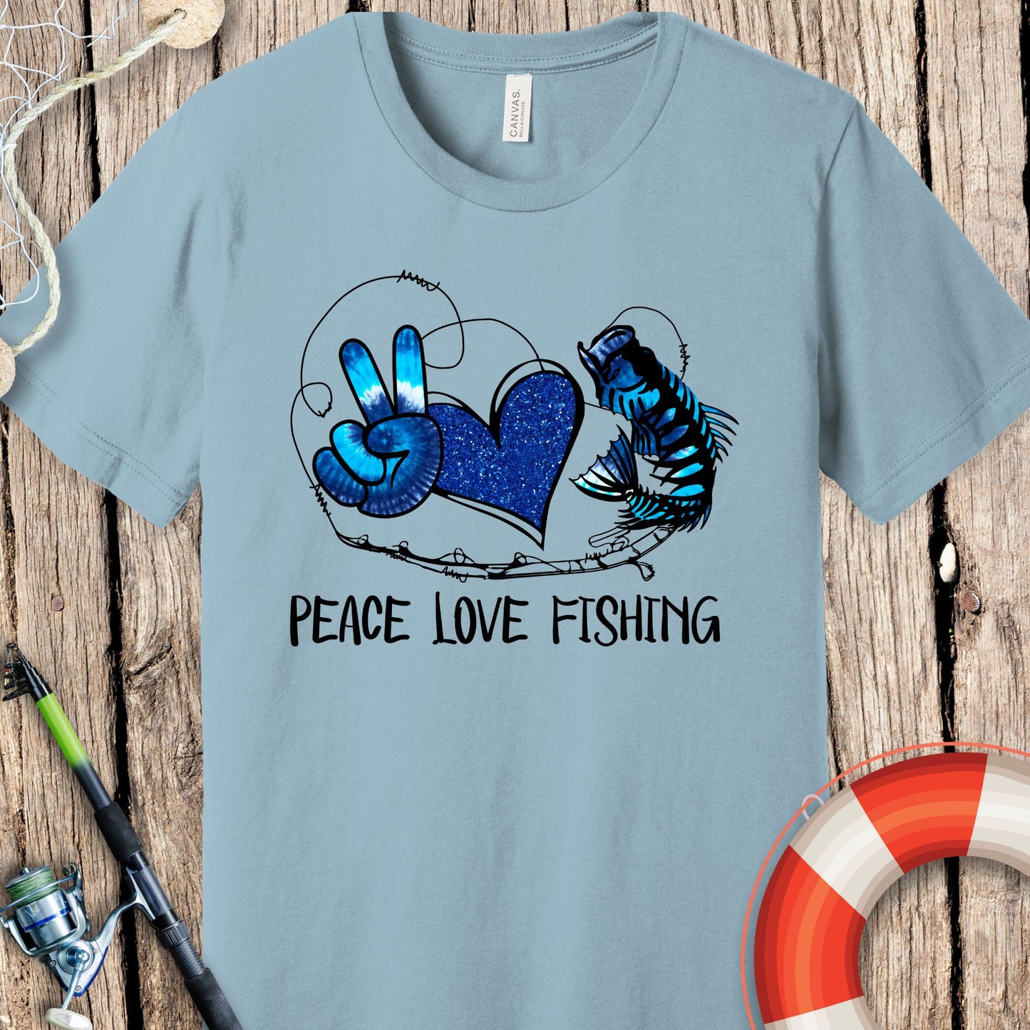 Peace Love Fishing T-Shirt