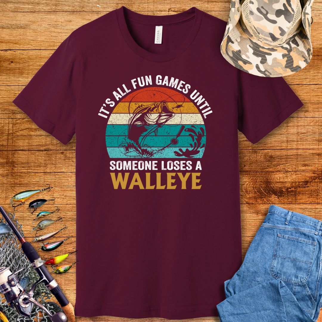 It's All Fun & Games Fishing T-Shirt