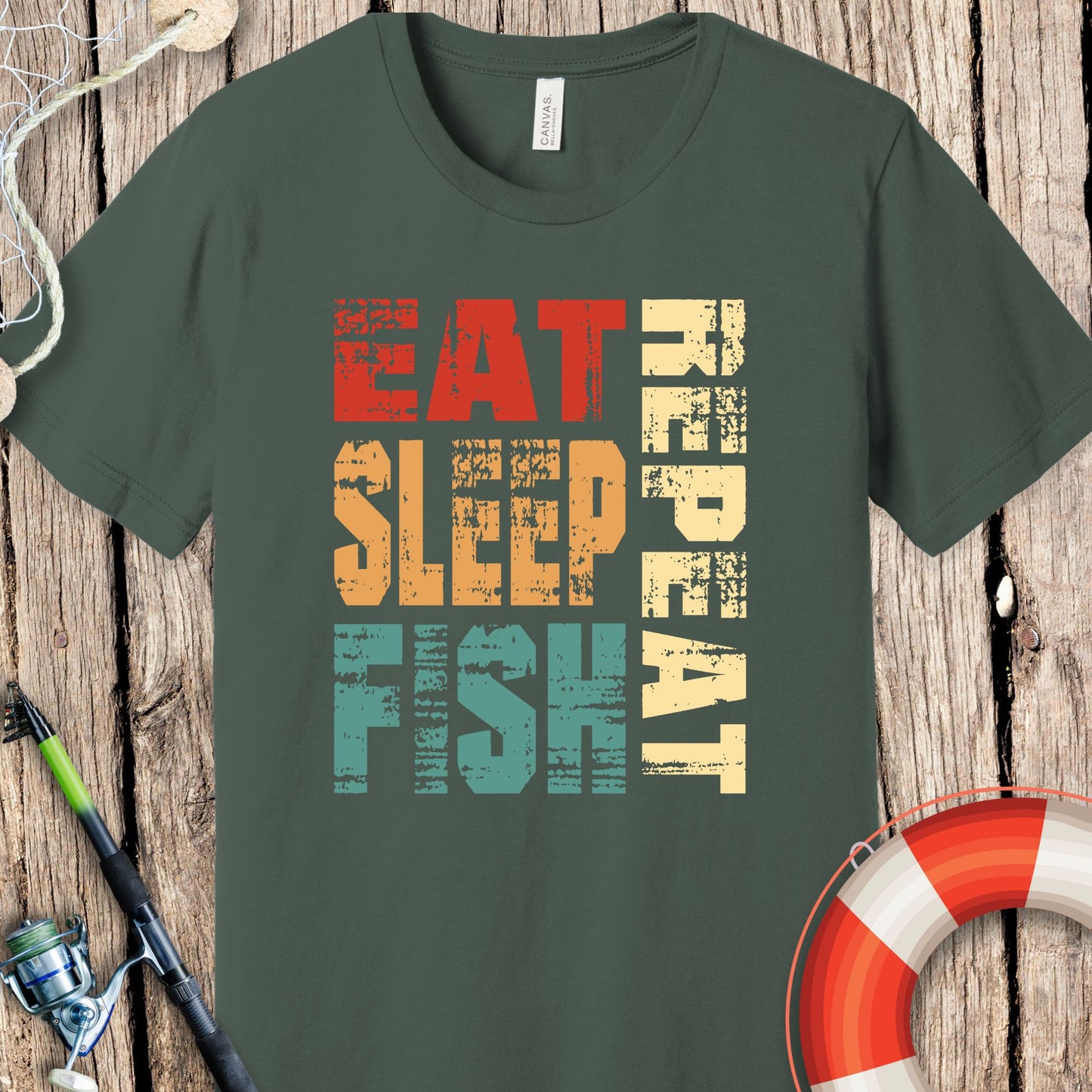 Eat Sleep Fish T-Shirt