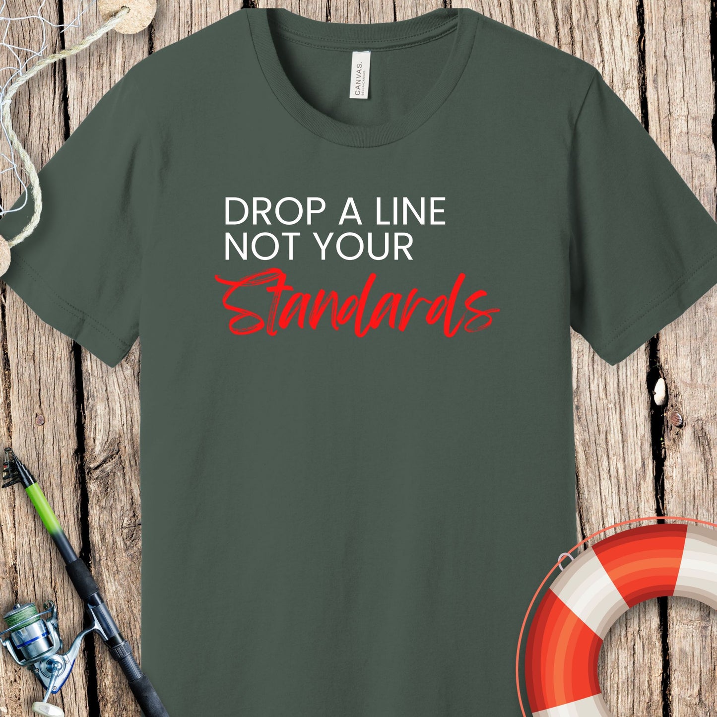 Drop A Line Fishing T-Shirt