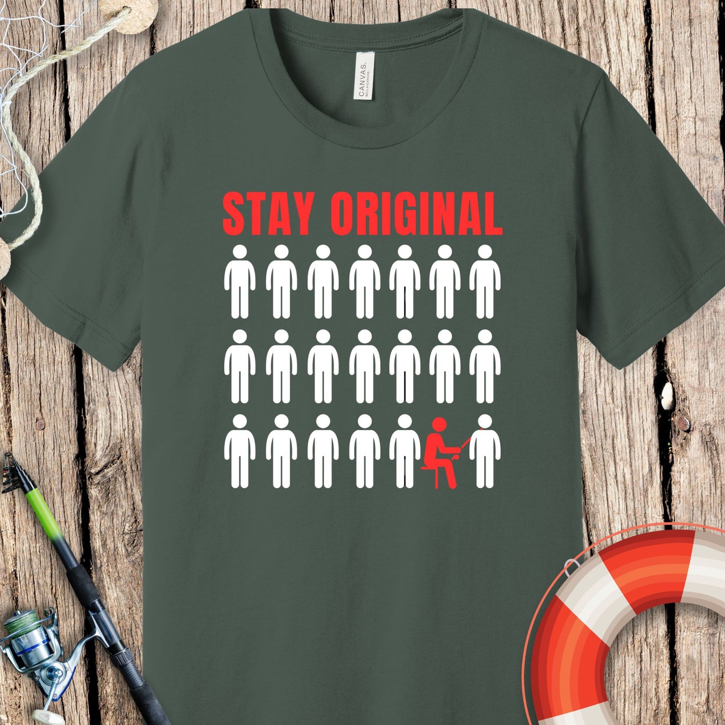 Stay Original Fishing T-Shirt