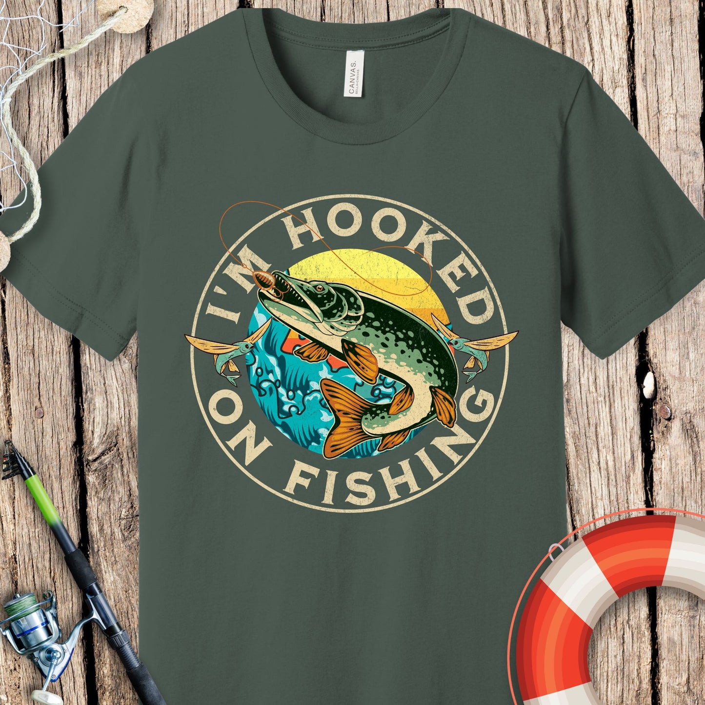 I'm Hooked On Fishing T-Shirt