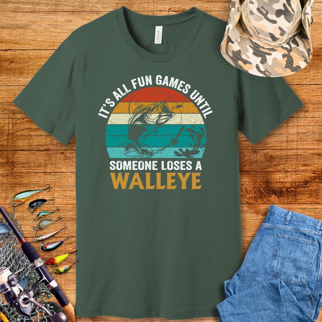 It's All Fun & Games Fishing T-Shirt