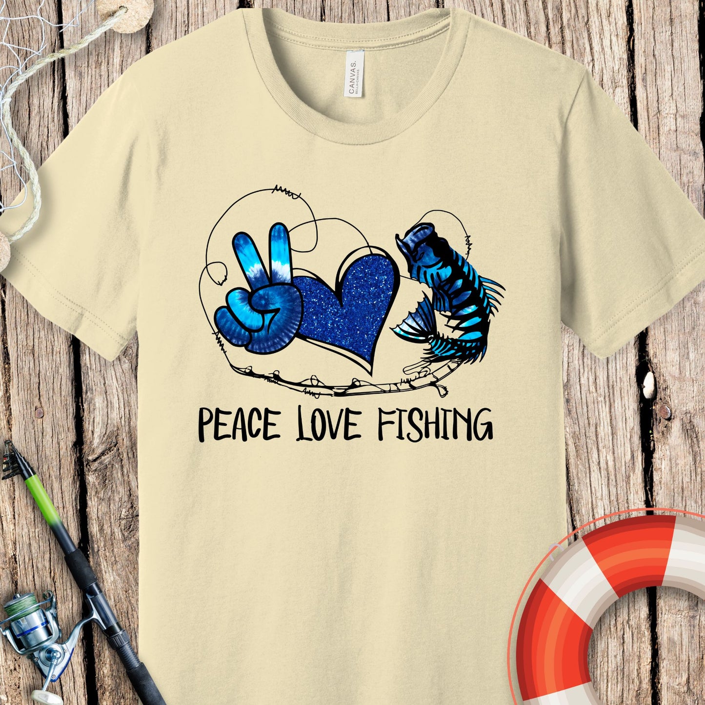 Peace Love Fishing T-Shirt