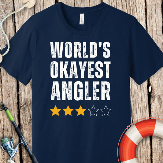 World's Okayest Angler T-Shirt