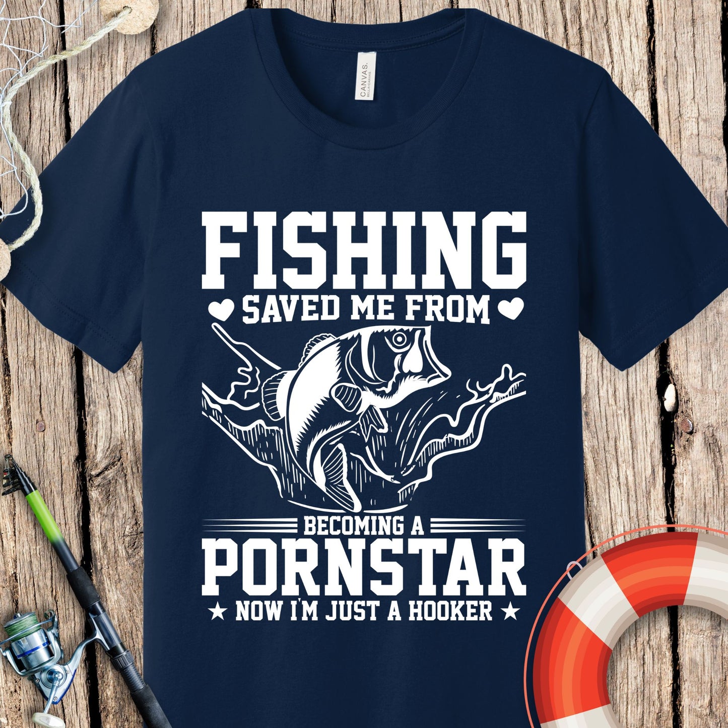 Fishing Saved Me T Shirt