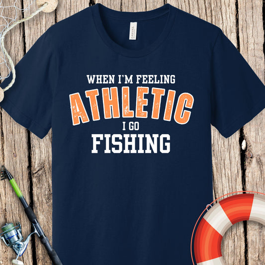 Athletic Fishing T-Shirt