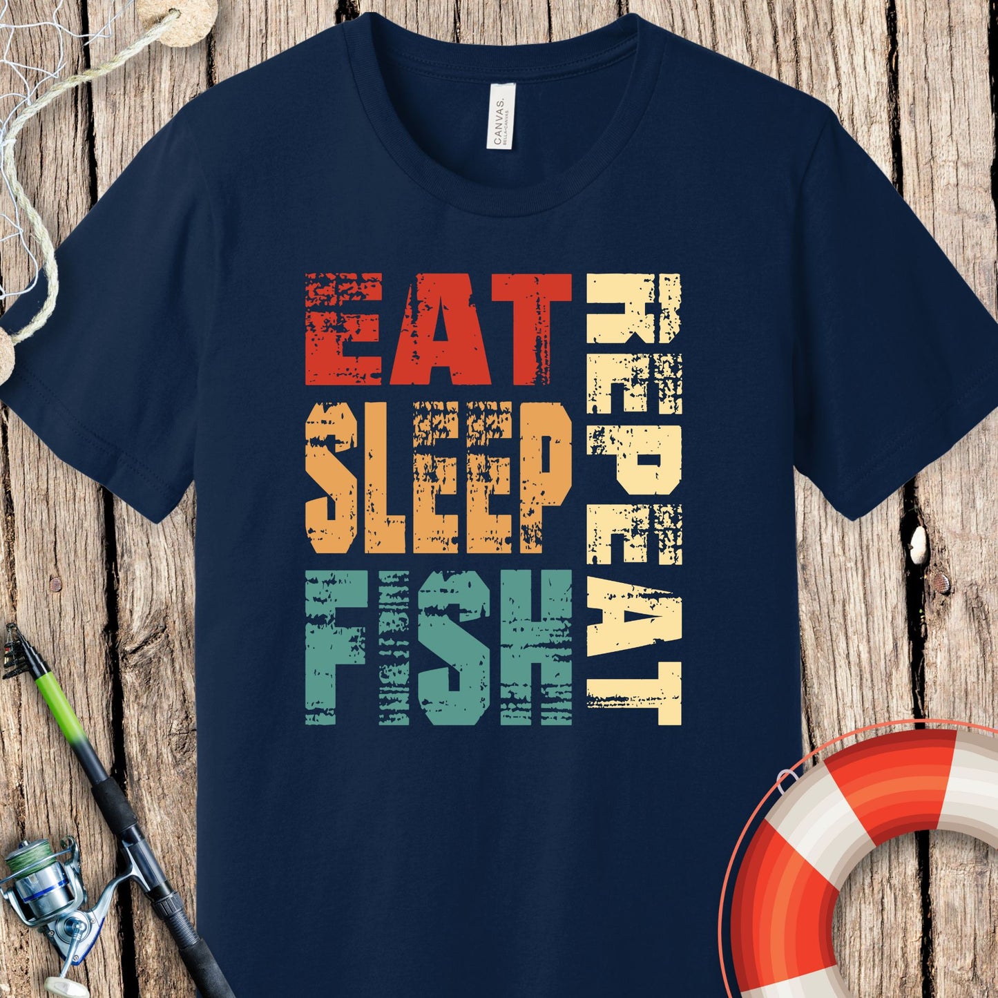 Eat Sleep Fish T-Shirt