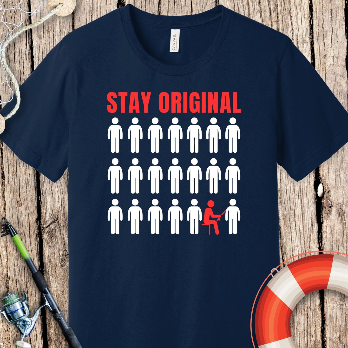 Stay Original Fishing T-Shirt