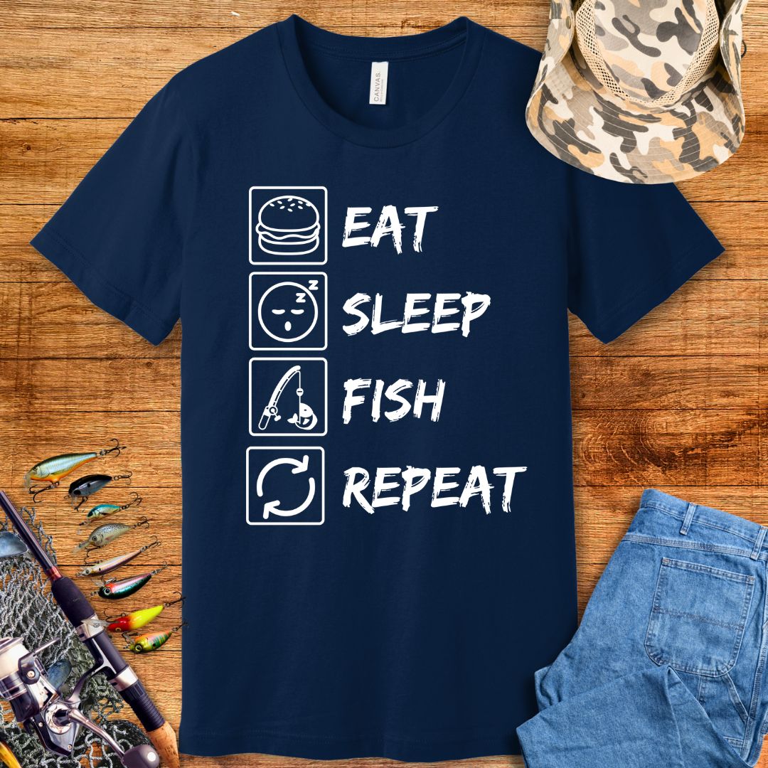 Eat Sleep Fish T-Shirt