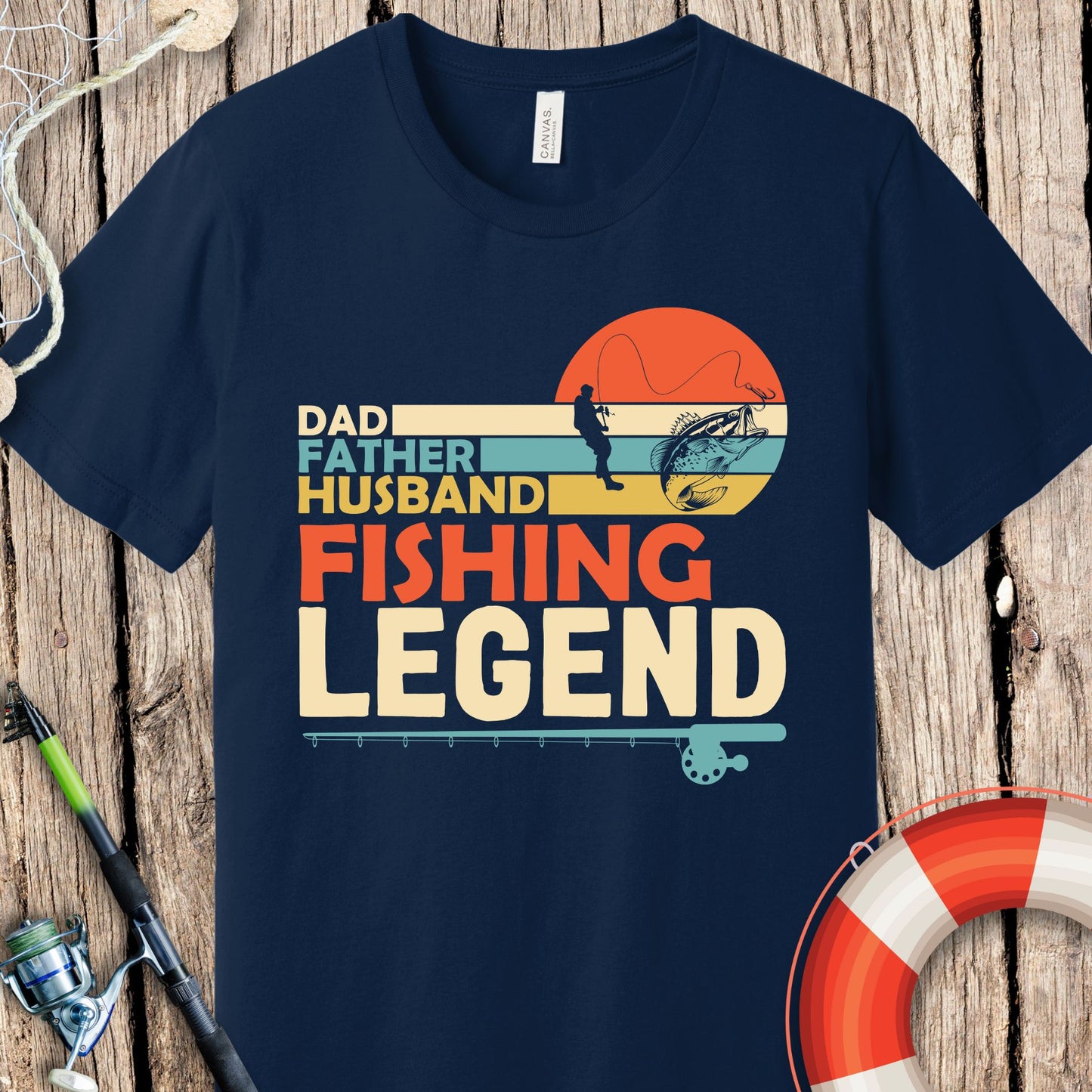 Dad Fishing Legend T-Shirt