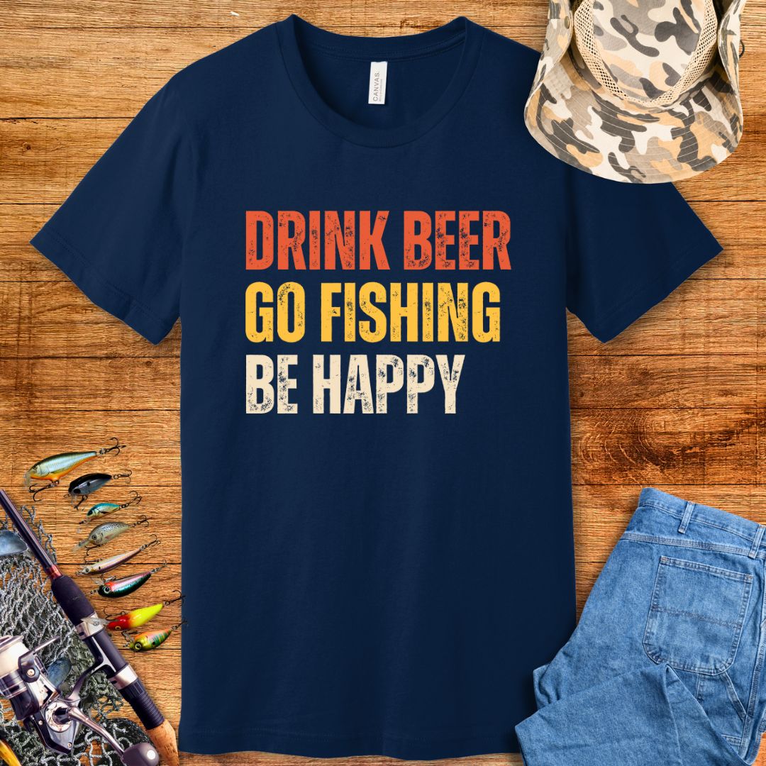 Drink Beer Go Fishing T-Shirt