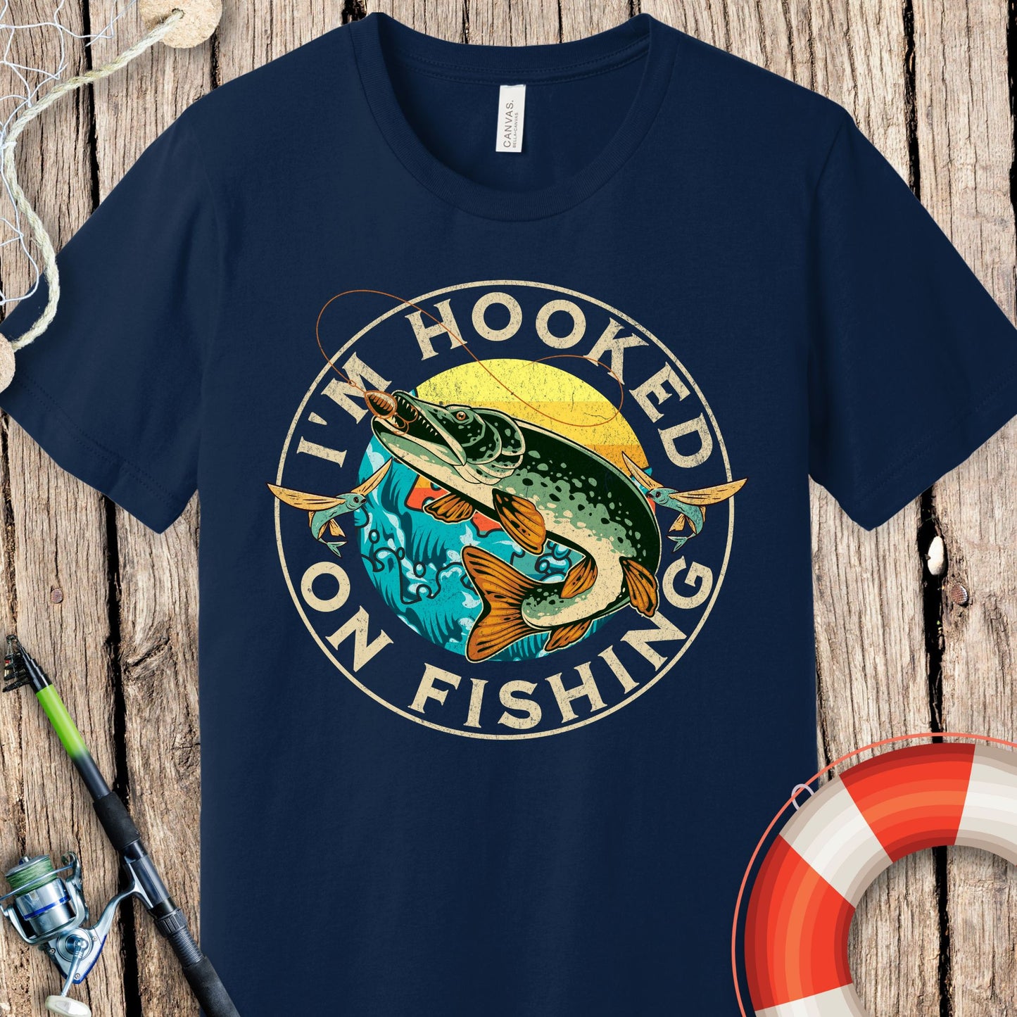 I'm Hooked On Fishing T-Shirt