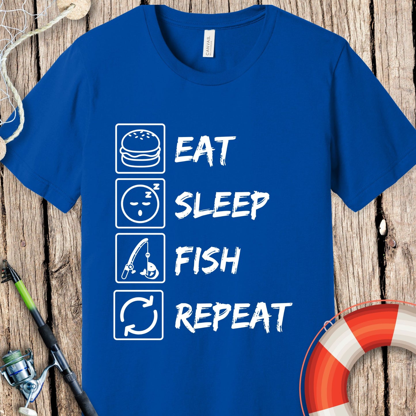 Eat Sleep Fish T-Shirt