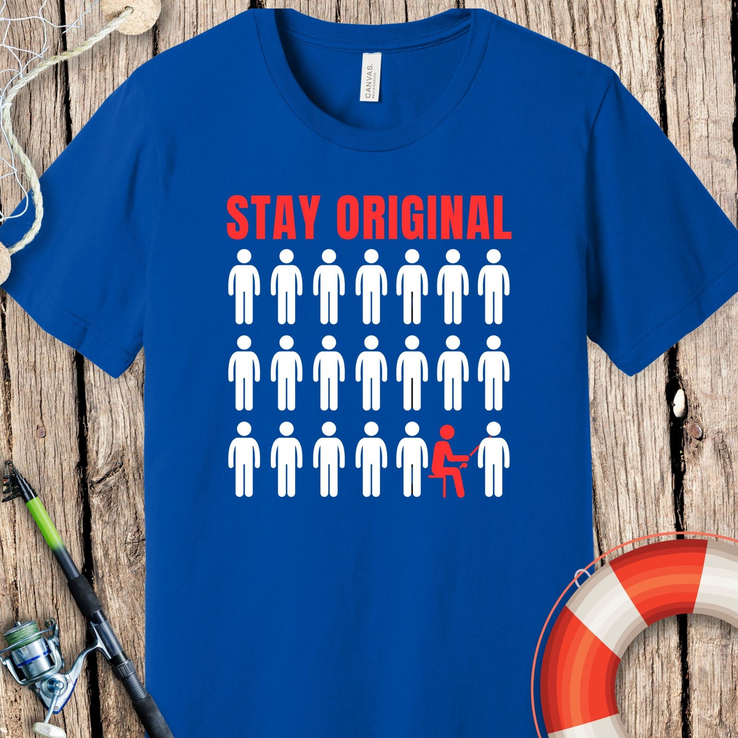 Stay Original Fishing T-Shirt