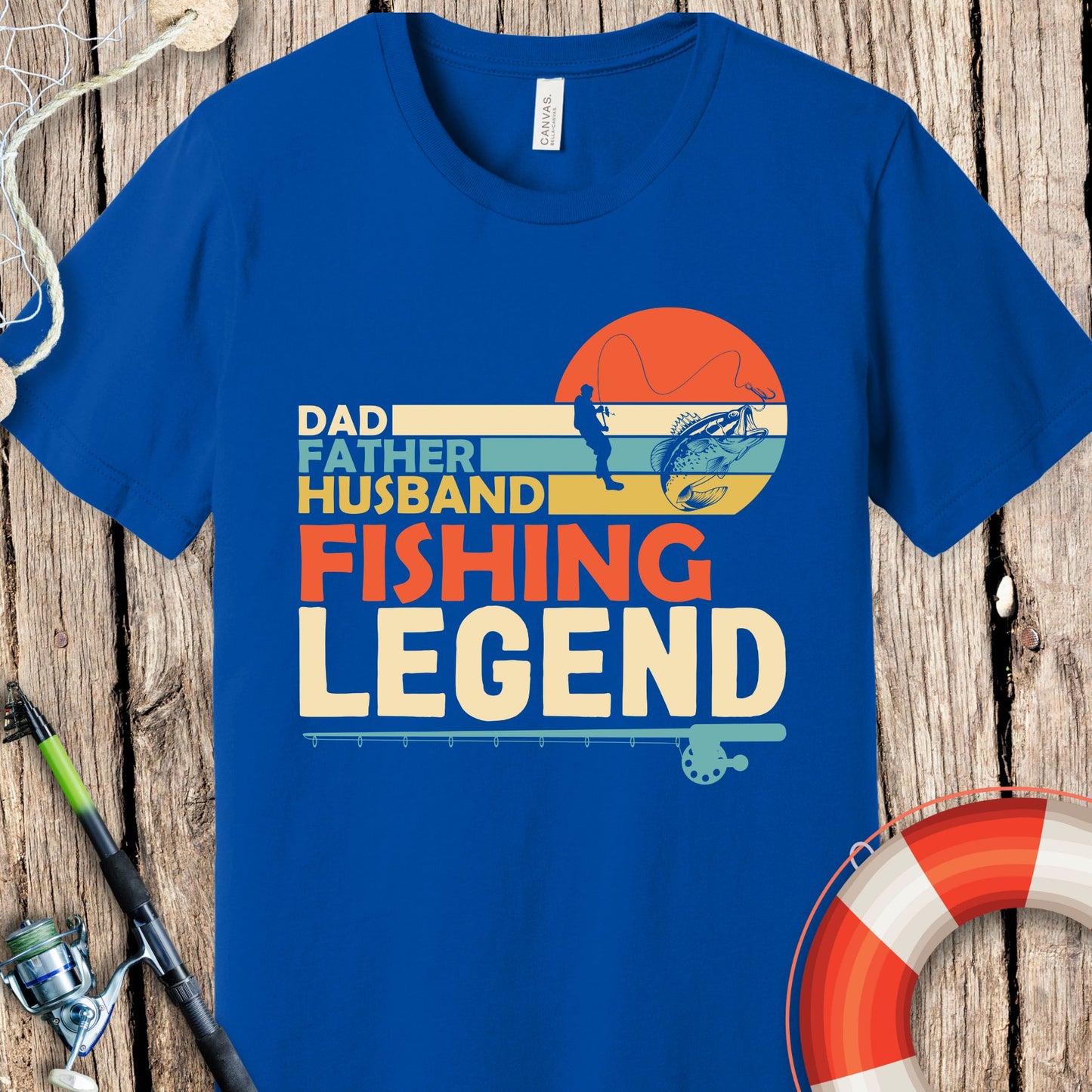 Dad Fishing Legend T-Shirt