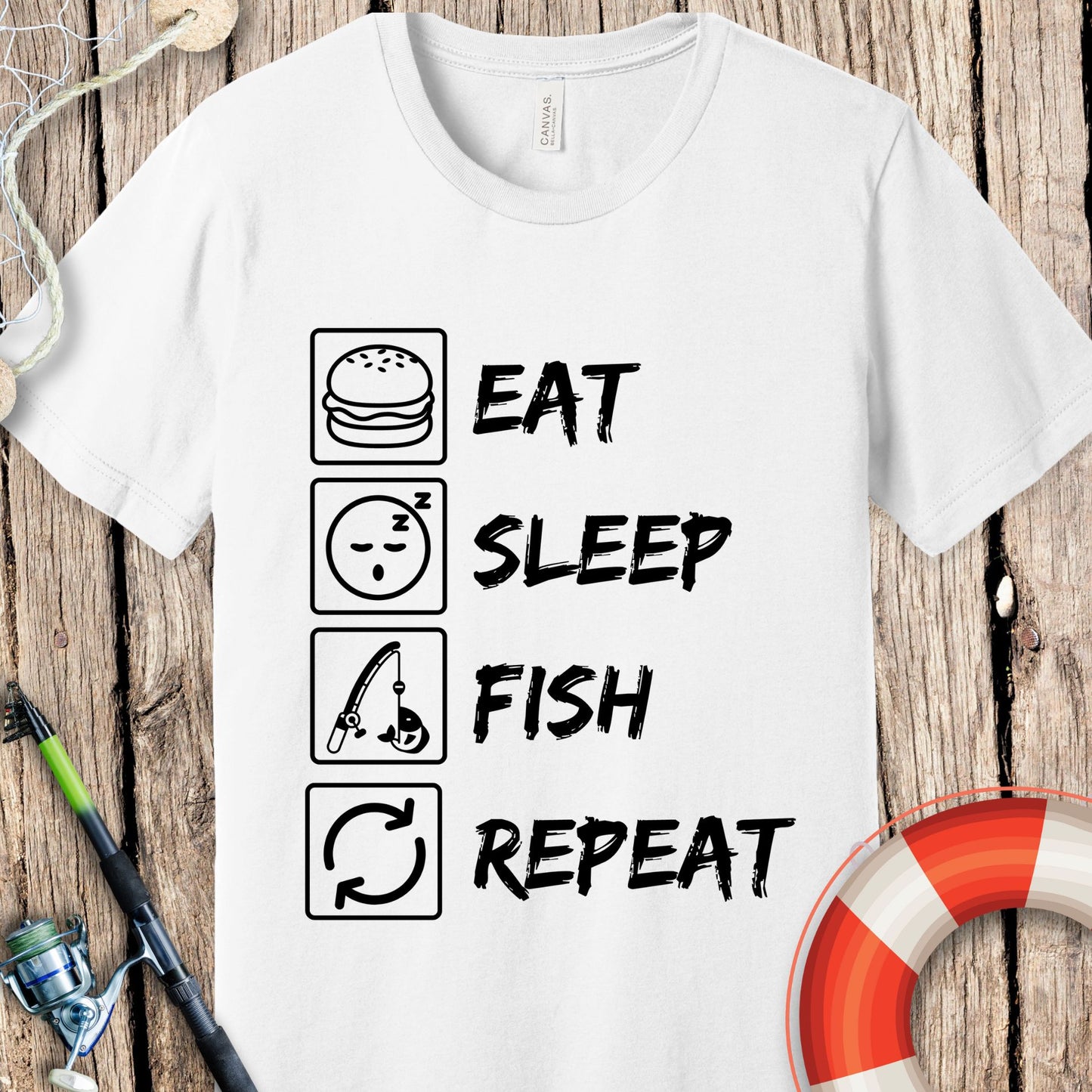 Eat Sleep Fish T-Shirt