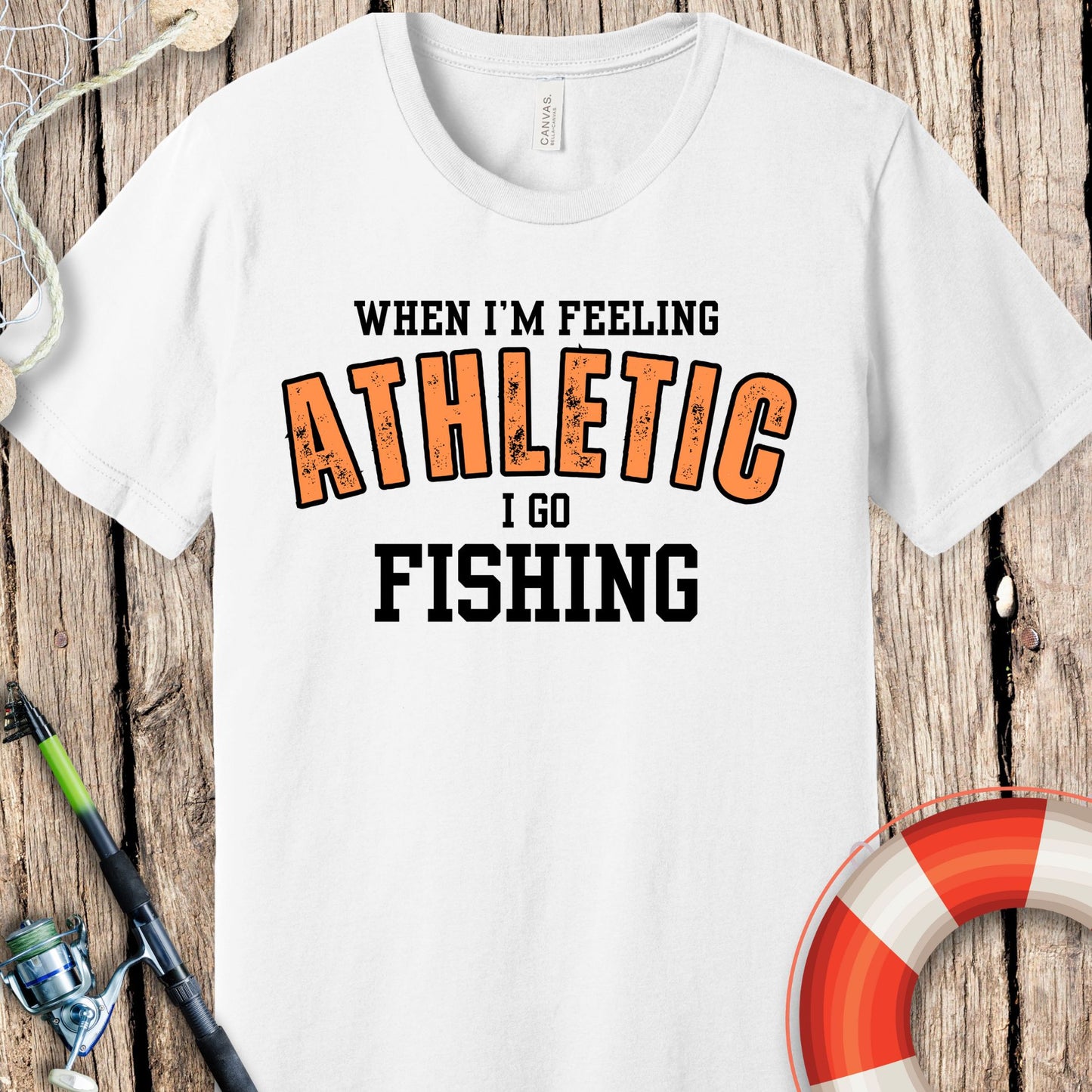 Athletic Fishing T-Shirt