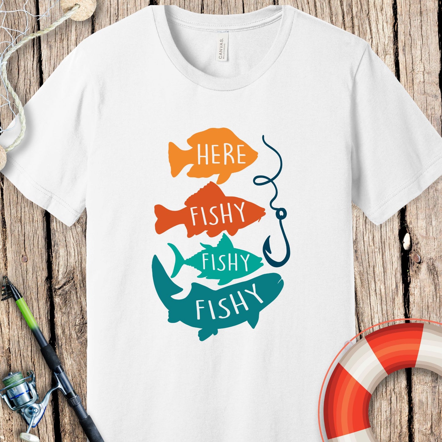 Here Fishy Fishy Fishy T-Shirt