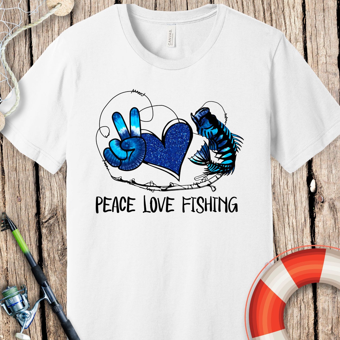 Peace Love Fishing T-Shirt