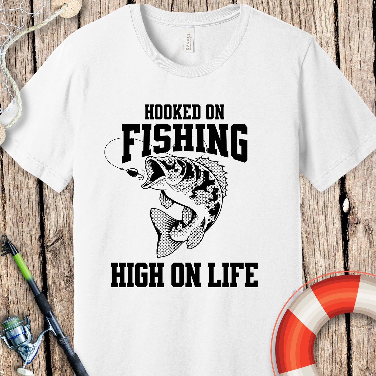 Hooked On Fishing T-Shirt